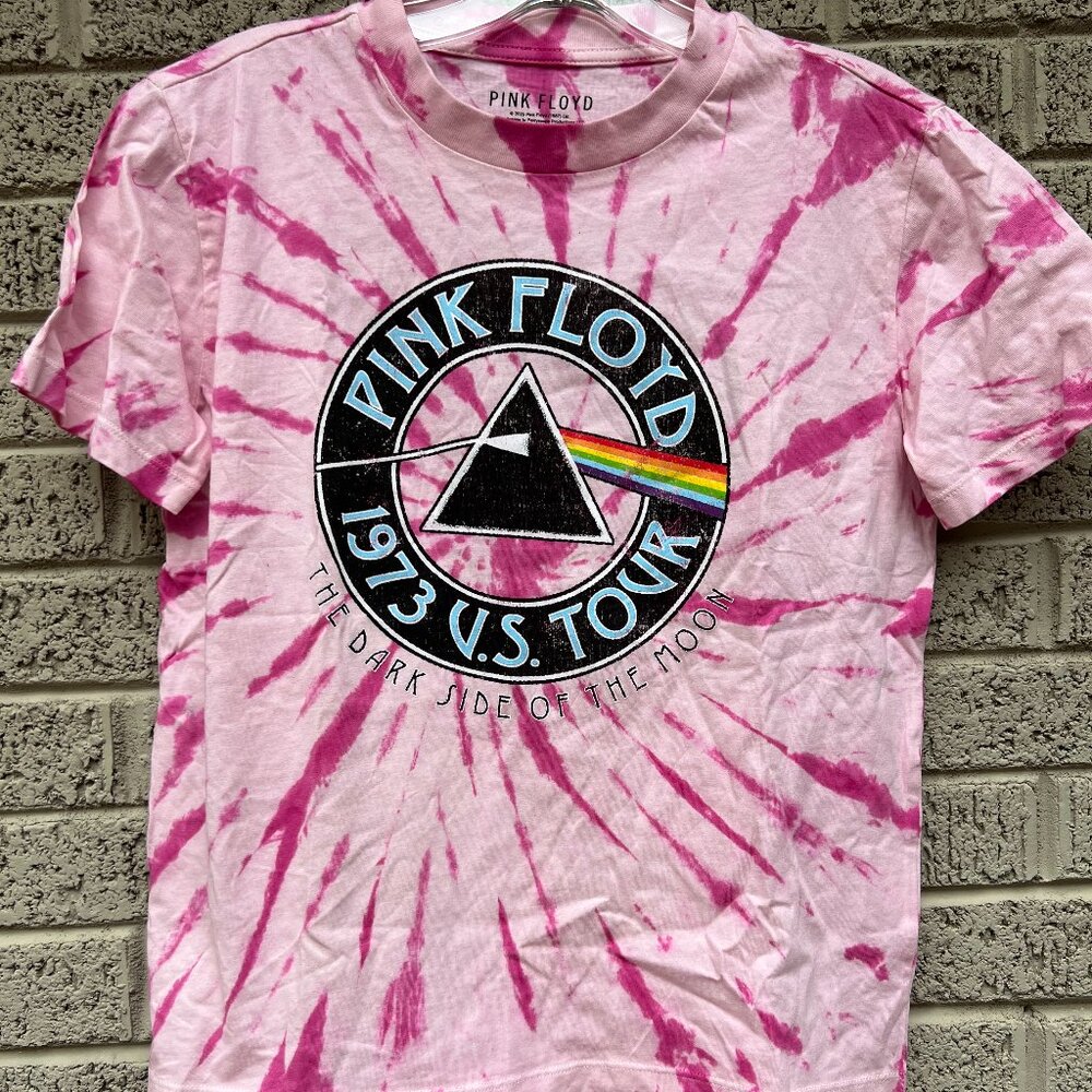 Pink Floyd Tie Dye 1973 Tour Tee NWT Small